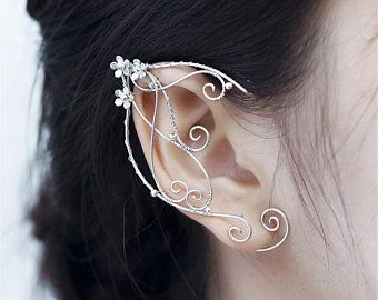 Cuffs Earrings, Elven Cosplay, Ear Wrap Cuff, Cosplay Fairy, Elf Ear, Elf Ear Cuff, Fairy Ears, Elven Jewelry, Elf Ears