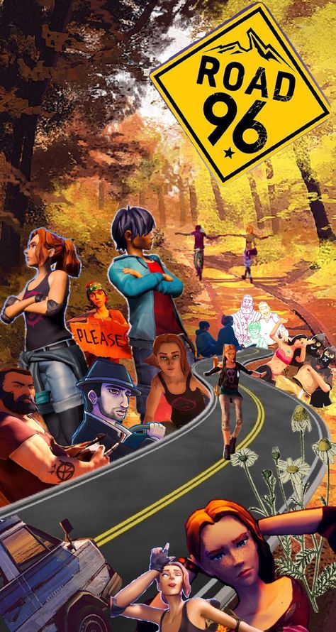 #Videogames #Road96 Roadrash Game, Road 96 Fanart, Road 96, Road 96 Game Wallpaper, Rust Video Game Wallpaper, Route 89 Road Trip, Classic Video Games, Game Pictures, Movie Game