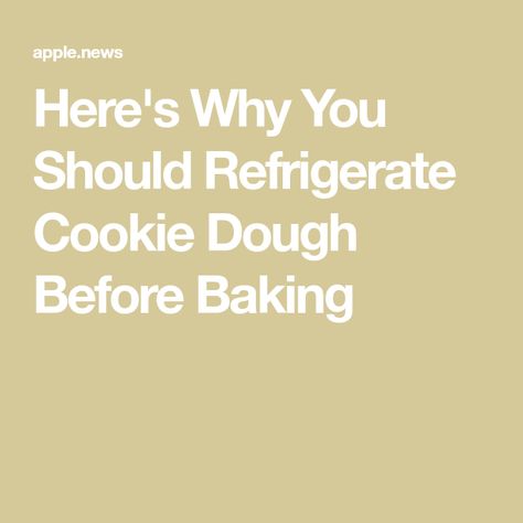 Here's Why You Should Refrigerate Cookie Dough Before Baking Easiest Desserts, Refrigerator Cookies, Refrigerated Cookie Dough, Soft Peanut Butter Cookies, Baking Hacks, Peanut Butter Cookie Dough, Chewy Cookies, Crispy Cookies, Easy To Make Desserts