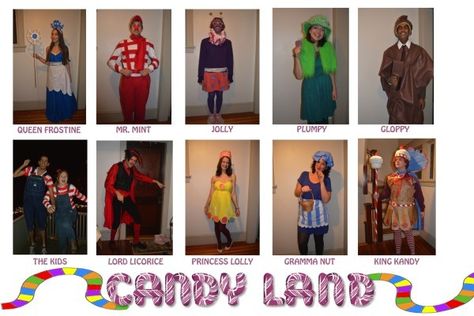 Candyland Characters, Candy Land Characters, Life Size Games, Characters Costumes, Christmas Parade Floats, Candy Costumes, Cheer Camp, Costumes Diy, Kids Library