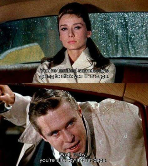 Classic Movie Quotes, Breakfast At Tiffany's, Movie Lines, Breakfast At Tiffanys, Film Quotes, Dirty Dancing, Tv Quotes, The Wedding Date, Movie Buff