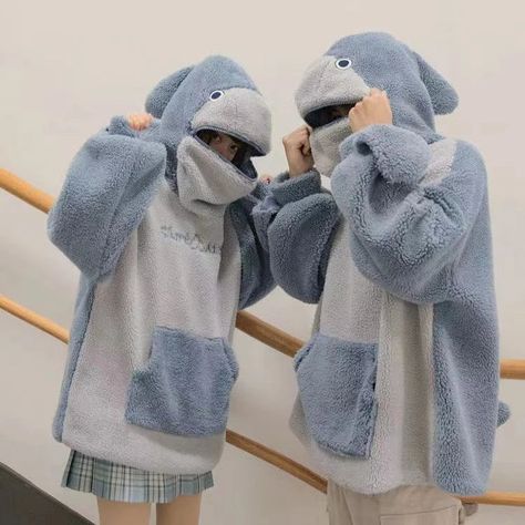 Cute Warm Can Sealed Shark Long Sleeve Hoodie Pullover SP15424 Material: PolyesterPattern Type: PatchworkClothing Length: RegularStyle: Casual Size Shoulder(cm) Bust(cm) Length(cm) Sleeve(cm) S 63.5 129 69.5 51 M 65.5 133 71.5 51.5 L 67.5 137 73.5 52 XL 69.5 142 75.5 52.5 XXL 71.5 147 77.5 53   Shipping: Free Shipping Worldwide for order over 15$, 7-15 days delivery to US/UK/CA/AU/FR/DE/IT and most Asia Countries Shark Costumes, Kawaii Hoodie, Shark Plush, Shark Hoodie, Sharks Funny, Cute Shark, Oversized Streetwear, Couples Hoodies, Loose Pullover