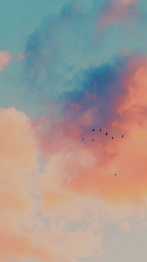 https://pin.it/23aYlLxnb Pastel Background, Soothing Colors, Background Wallpaper, Aesthetic Wallpaper, Birds, Pastel, Pink, Blue, Design