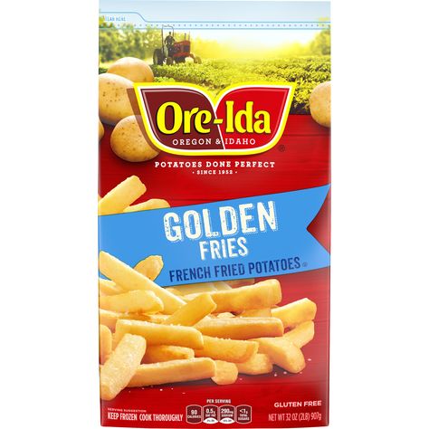 Gluten Free French Fries, Gluten Free Fries, Air Fry French Fries, Fries At Home, Best Frozen Meals, Oven Baked Fries, Yummy Fries, Ore Ida, French Fried Potatoes