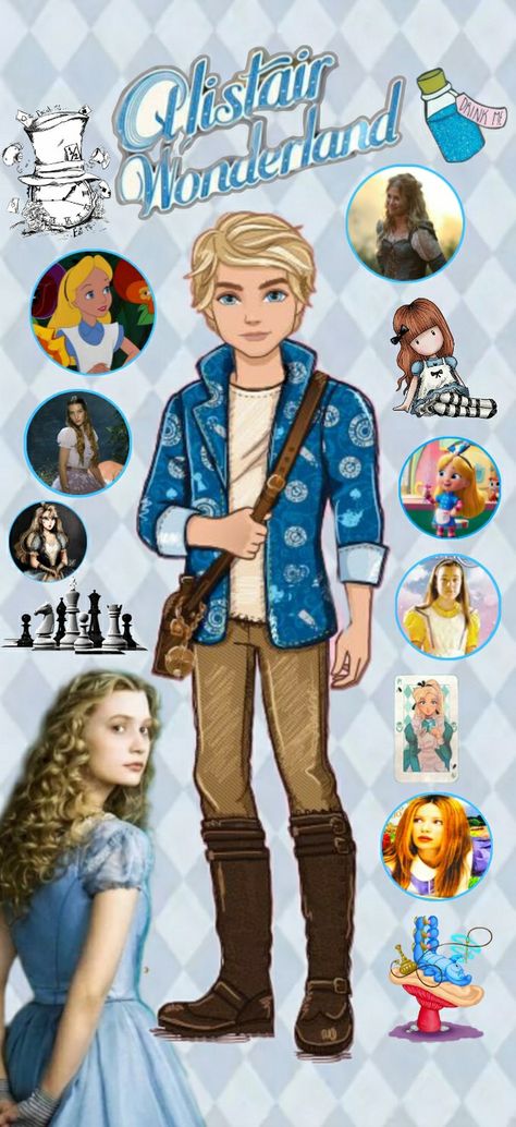 Ever After High Alistair, High Wallpaper, Alice In Wonderland Drawings, Alice In Wonderland Characters, Grimm Fairy Tales, Disney Descendants, Red Hood, Ever After High, Winx Club