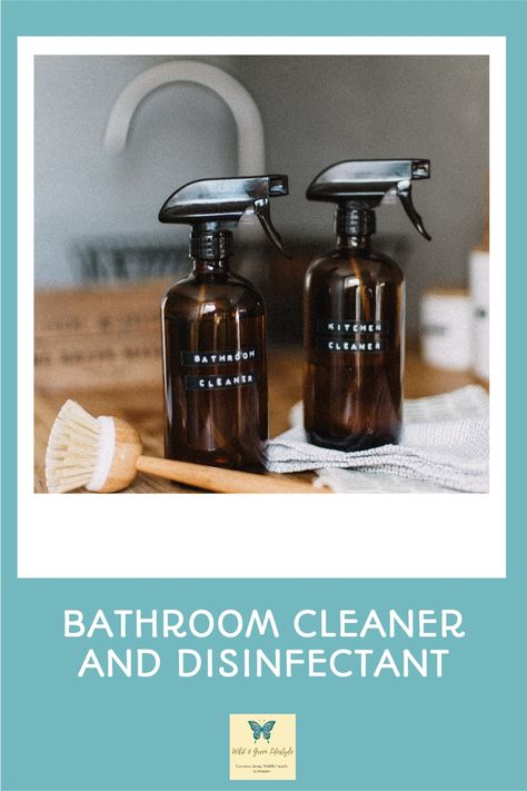 Cruelty Free Cleaning Products, Diy Cleaning Recipes, Natural Cleaning Recipes, Diy Cleaning Products Recipes, Using Essential Oils, Homemade Cleaning Products, Natural Cleaners, Bathroom Cleaner, Diy Cleaners