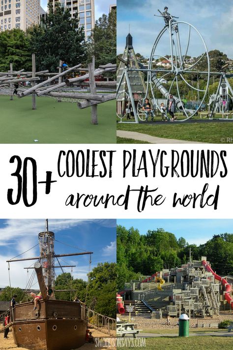 Best Playgrounds, Cool Playgrounds, Us Road Trip, Kid Friendly Travel Destinations, Kid Friendly Trips, Family Travel Destinations, List Ideas, World Pictures, Family Trip