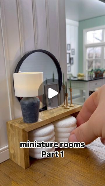 Harv & Evy Mini on Instagram: "You asked me to show all of my rooms. I tried to cut a reel, but there are to many short videos. So I have to show it in several parts 😅 Hope you like it. 

  #modernminiatures #miniatures #12thscale #dollhouse #moderndollhouse  #miniaturist #miniaturen #tinythings" Miniature Rooms, Modern Dollhouse, Miniature Crafts, Dollhouse Accessories, Small World, I Tried, Short Videos, Doll House, Miniatures