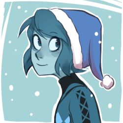 Lapis Lazuli, Christmas, Steven universe || tumblr: Drunk rose district Steven Universe Christmas, Winter Holiday, A Drawing, Steven Universe, Lapis Lazuli, The Story, Universe, Christmas