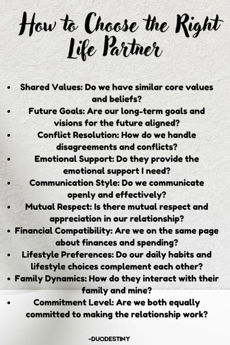 Finding A Life Partner Quotes, Questions To Ask Yourself Relationships, How To Choose Right Life Partner, How To Build A Strong Relationship, Questions To Ask A Potential Partner, Relationship Foundation, Relationship Values, Relationship Improvement, Future Partner