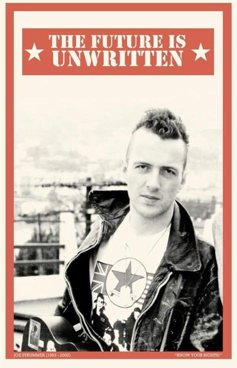 Joe Strummer Quotes, The Clash Poster, Bands Posters, Fever Ray, Sams Town, The Future Is Unwritten, Mick Jones, New Wave Music, Joe Strummer