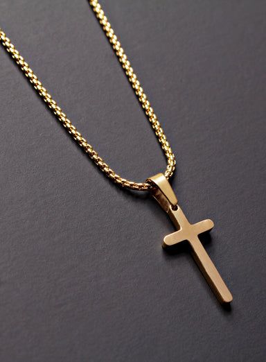 Gold Cross Necklace Men, Cross Necklace For Men, Mens Bracelet Black, Men Chain, Mens Gold Jewelry, Black Beaded Bracelets, Mini Gold, Gold Cross Necklace, Cross Chain