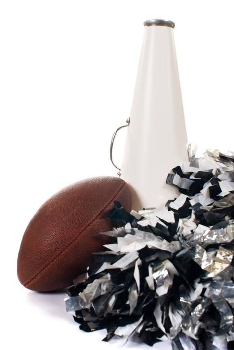 Poms Aesthetic, Pom Poms Aesthetic, Football Cheerleading, Competition Cheer, Cheer Pom Poms, Cheer Megaphone, Football Cheerleaders, Competitive Cheer, Black And White Wallpaper