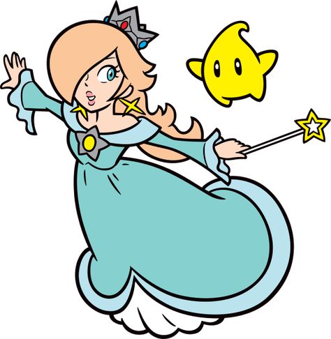 Rosalina and Luma Super Mario Princess, Nintendo Princess, Super Mario Galaxy, Princess Daisy, Princesa Peach, Mario Games, Nintendo Characters, Paper Mario, Super Mario Art