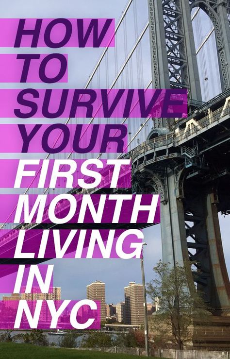 How to survive your first month living in NYC #expat #nyc #brooklyn Apartment Budgeting, Moving States, Moving To Nyc, Brain Juice, Living In Nyc, Nyc Living, York Travel, Nyc Brooklyn, Dream College