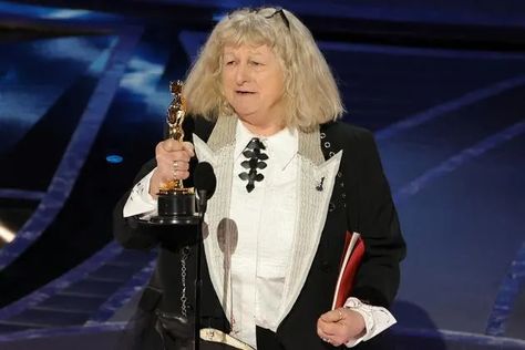 Oscars: Best Costume Design Winner Jenny Beavan Says She “Nearly Said No” to Designing ‘Cruella’ Jenny Beavan, Denise Welch, Oscars 2022, Hipster Haircut, Hipster Hairstyles, The Quiff, Best Costume Design, Best Costume, Tony Award