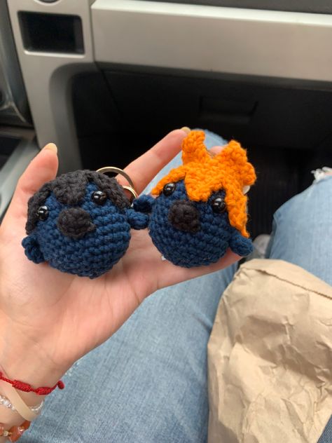 Crochet Haikyuu, Hinata Kageyama, Crochet Clothing And Accessories, Crochet Clothing, Crochet Dog, School Art, Haikyu!!, Cute Crochet, Crochet Ideas