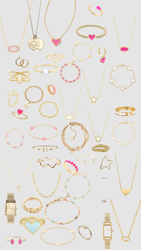 Life Organization Tips, Morning Schedule, Xoxo Jewelry, Preppy Accessories, Jewelry Closet, Quick Hair, Preppy Jewelry, Ways To Organize, Golden Jewelry