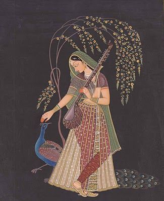 Radha-3 ~ a Mughal painting Mughal Miniature Paintings, Art Krishna, Rajasthani Painting, Indian Traditional Paintings, Rajasthani Art, Mughal Art Paintings, South Asian Art, Mughal Paintings, Pichwai Paintings