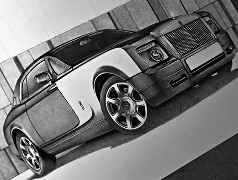 #rollsroyce #RR #ghost #drawing #art #graphic #pencil #up_tech Rolls Royce Drawing Pencil, Rolls Royce Drawing, Rr Ghost, Car Drawing Pencil, Rolls Royce Black, Ghost Drawing, Drawing Pencil, Car Drawings, Drawing Art