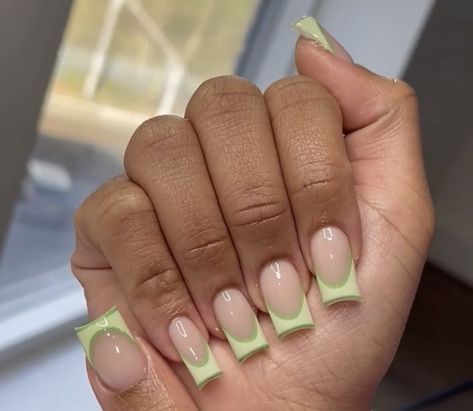 Nails Short Square, Short Square Nails, French Tip Acrylic Nails, Work Nails, French Acrylic Nails, Dope Nail Designs, Short Square Acrylic Nails, Henderson Nv, Tip Nails