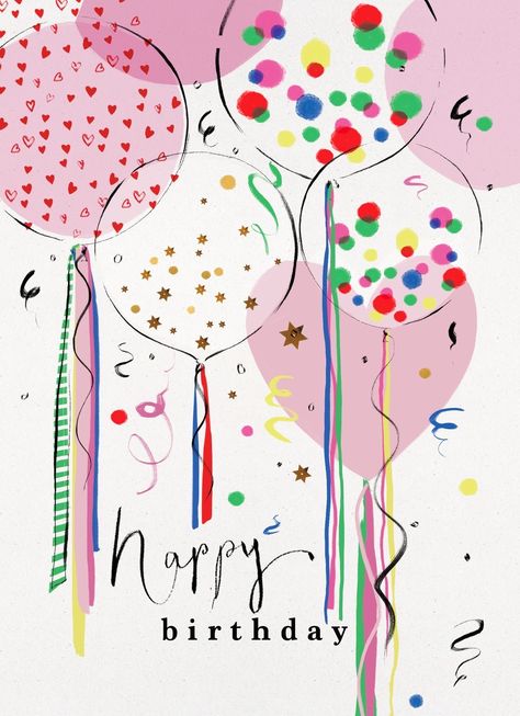 Hbd Happy Birthday, Birthday Wish Card, Happy Birthday Cards Images, Happy Birthday Illustration, Birthday Greetings Friend, Happy Birthday Art, Watercolor Birthday Cards, Happy Birthday Greetings Friends, Birthday Illustration