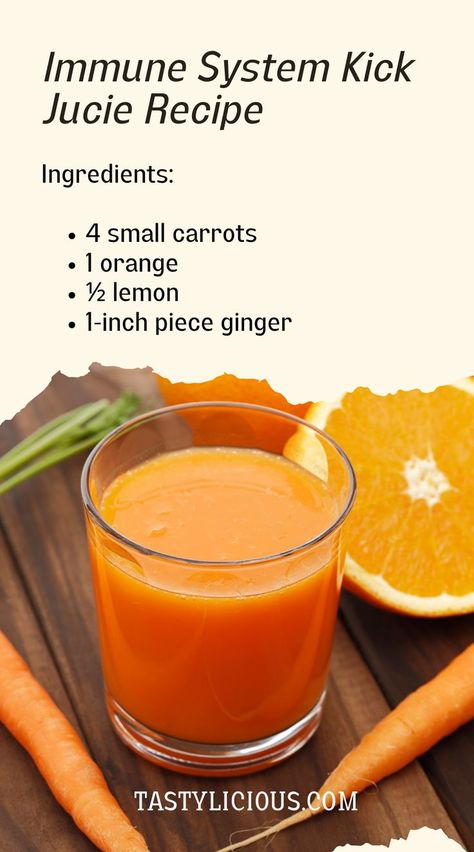 juices that boost immune system | best juice for cold and flu | immunity booster fruit juice | Immune Boosting Ginger Orange Carrot Juice | best juice recipe for immune system | juicer recipe for immune system Sinus Juice Recipe, Immune Boosting Remedies, Homemade Juice For Colds, Juicing To Boost Immune System, Sore Throat Juice Recipe, Drinks To Boost Immune System, Juicing Recipes For Colds, Juicing For Cough, Juicing For Immune System