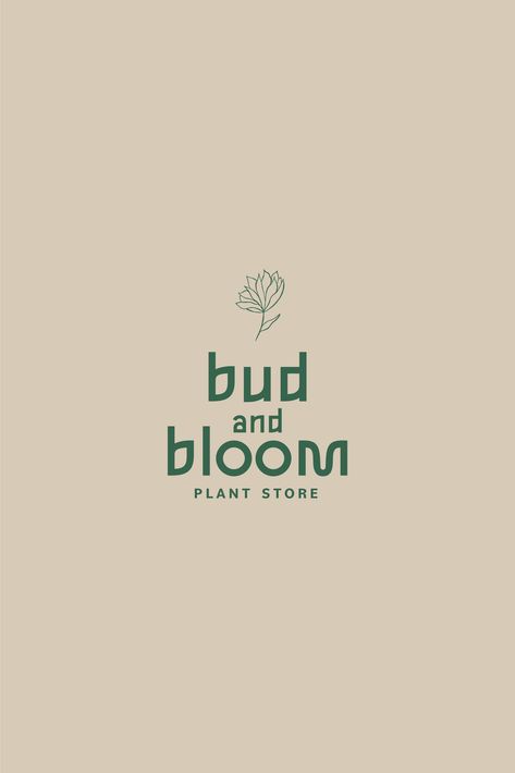 logo design for a plant store bud & bloom with illustration flowers Logo design, Modern logo, logo de boutique, Branding project, Graphic design, Authentic brand, Brand design, Small business, plant store, Minimalist logo, Aesthetic, Creative brand, identité visuelle, identité de marque, art direction, typographie, social media template, illustration Plant Store Branding, Plant Store Logo, Flowers Logo Design, Flowers Logo, Logo Aesthetic, Aesthetic Creative, Plant Store, Boutique Branding, Logo Design Modern