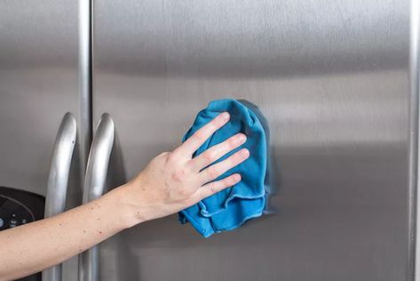 How to Get Scratches Out of Stainless Steel Appliances What To Use To Clean Stainless Steel Appliances, Scratches On Stainless Steel, How To Remove Scratches From Stainless Steel, How To Remove Scratches From Stainless Steel Refrigerator, How To Remove Rust From Stainless Steel, Best Way To Clean Stainless Steel Fridge, Stainless Steel Refrigerator, Stainless Appliances, Steel Appliances