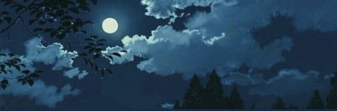 Ghost Banner Aesthetic, Blue Halloween Twitter Header, Spooky Banner Twitter, Blue Twitter Banner Aesthetic, Clouds Aesthetic Banner, Black And Blue Aesthetic Header, Night Aesthetic Twitter Header, Discord Halloween Banner, Cloud Banner Discord