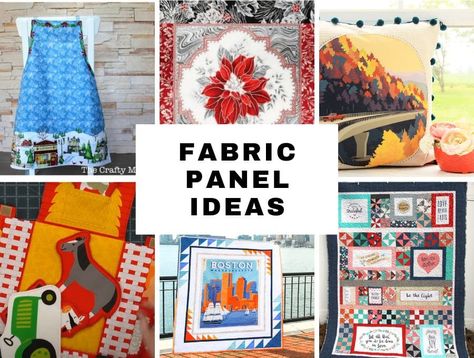 Ideas For Quilt Panels, Small Panel Quilts, Quilting With Panels, Quilts Using Panels, Quilt Panel Border Ideas, Backing Ideas, Christmas Fabric Panels, Fabric Wall Panels, Quilted Toys