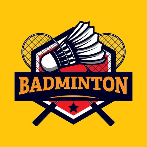 Badminton Logo Design Sports, Logo Badminton Design, Badminton Poster Design, Badminton Logo Design, Badminton Poster, Summer Bbq Invitations, Cool Basketball Jerseys, Badminton Art, Badminton Pictures