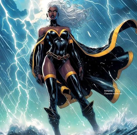 Black Panther Storm, Ashe League Of Legends, Storm Xmen, Storm Marvel, Marvel Heroines, Marvel Superheroes Art, Black Panther Art, Marvel Xmen, Black Comics