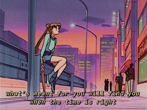 Sailor Moon Wisdom on Instagram: “what’s meant for you will find you when the time is right - patience, friends. ❤️ #sailormoon #usagi #usagitsukino #anime #aesthetic…” Aesthetic Sailor Moon, Anime Quotes Aesthetic Funny, Sailor Moon Love Aesthetic, Sailor Moon Friends Aesthetic, Sailor Moon Mood, Sailor Moon Quotes Aesthetic, Sailor Moon And Tuxedo Mask Quotes, Sailor Moon Quotes, Anime Quotes Inspirational