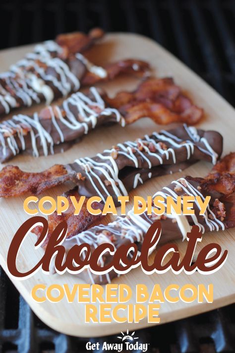 Bacon Desserts, Chocolate Covered Bacon, Bacon Chocolate, Recipe Copycat, Gluten Free Puff Pastry, Chocolate Bacon, Bacon Appetizers, Bacon Recipe, Chocolate Covered Treats