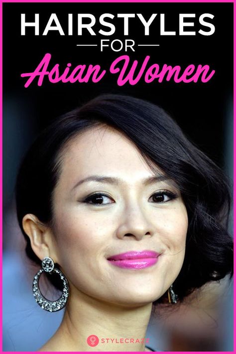 Latest Hairstyles For Asian Women: Asian hair is characterized by silky smooth, straight and shiny- a type of hair women all around the world envy. Here are a few of the latest Asian haircuts for women that you can try. #hair #hairstyles #haircuts #hairideas #asian Asian Hair Medium Length, Medium Asian Hair, Hairstyles For Asian Women, Asian Hairstyles Women, Asian Bob Haircut, Asian Haircuts, Bridal Hair Pins Pearl, Asian Haircut, Second Day Hairstyles