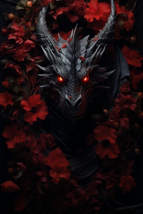 Dark Red Dragon, Fantasy Dragon Art, Red Dragon Tattoo, Realistic Dragon, Dragon Rouge, Snake Wallpaper, Mythical Creatures Fantasy, Dragon Artwork Fantasy, Enter The Dragon