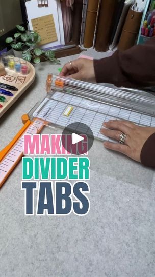 4.2K views · 398 reactions | As I move back into my A5 ring planner, I needed to make more clear divider tabs.  These ones are going to have the tabs at the top of the dividers, which I made using laminated sheets and sticker tabs.  I use my @makeidofficial label maker to make the labels.  I have a YouTube video showing how I make clear dividers with side tabs.  For top and bottom tabs, the idea is the same, but if using these sticker tabs, you just need to trim it to fit 4 top and bottom tabs.  Let me know if you have any questions and type DIVIDERS if you want me to DM you the direct video tutorial link.  #planner #planneraddict #plannercommunity #filofax #a5filofax #cleardividers #dividertabs | Mariane l Planning. Habit Tracking. Well-being. Budgeting. | Empire Of The Sun · Music On The Notebook Dividers, Binder Tabs, Folder Tabs, Tab Dividers, Ring Planner, How To Make Planner, Divider Tabs, Binder Dividers, Sun Music