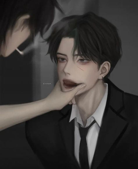 Gamer Guy Drawing, Mafia Anime Boy, Man In Suit Drawing, Handsome Man Aesthetic, Ace Craige, Illusion Illustration, Mafia Boy, Black Hair Anime Guy, Anime Lyrics