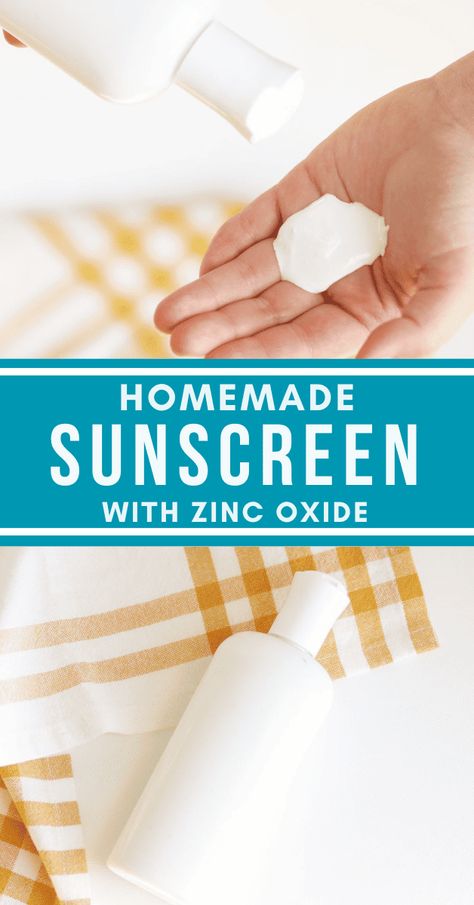 Using homemade sunscreen with zinc oxide is a natural way to protect your skin from the sun without harmful chemicals. This DIY recipe is easy to make and safe to use on kids. Diy Zinc Oxide Sunscreen, Homemade Sunscreen Natural, Diy Sunscreen Lotion, Diy Sunblock, Natural Sunscreen Recipe, Homeopathic Recipes, Sunscreen Recipe, Zinc Sunscreen, Zinc Oxide Sunscreen