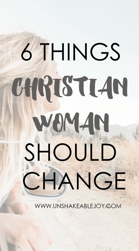 6 Things Christian Woman Should Change. Since you are Christian woman and need to change, this will help you to understand 6 important things that you might want to change. Let's see what you can do to change through God's Grace. #ChristianWoman #Christian #Woman #GodlyWoman #BibleVerses #ChristianEncouragement #ChristianBlogs #FaithBlogs #WomanofGod #GodlyAttitudes Verses In The Bible, Christian Women's Ministry, Christian Woman Encouragement, Affiliate Website, Free Bible Study, Faith Blogs, Bible Verses About Faith, Biblical Womanhood, Womens Bible Study