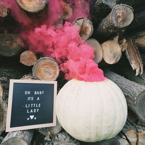 Gender Reveal Ideas September, Friends Gender Reveal, Baby Reveal Party Ideas, Halloween Gender Reveal Ideas, Gender Reveal Ideas Party, Fall Gender Reveal Ideas, Fall Gender Reveal Party, Gender Reveal Photo Shoot, Unique Gender Reveal