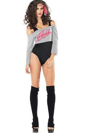 Flashdance Costume, 80s Party Costumes, Leg Avenue Costumes, Flash Dance, 80s Fancy Dress, Look 80s, 80s Party Outfits, 80s Costume, Bodysuit Costume