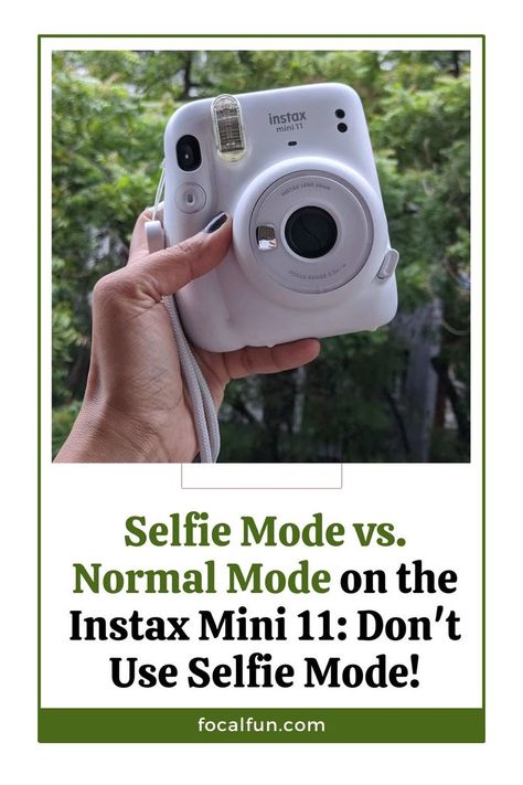 Unveiling the Instax Mini 11's Selfie Mode: Is it Really Worth it? As an avid photographer, I've put it to the test and concluded that 'Don't Use Selfie Mode!' Let me share my insights on why the normal mode reigns supreme in capturing authentic and natural shots. Experience the joy of instant photography with me today. #InstaxMini11 #SelfieModeVsNormal #AuthenticShots Is It Really Worth It, Polaroid Instant Camera, Instax Mini 11, Film Tips, Selfie Filters, Instant Photography, Camera Hacks, Instant Camera, Film Cameras