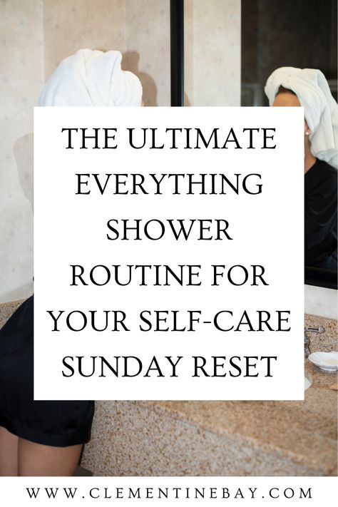 This everything shower routine is the perfect addition to your self-care Sunday reset day. Read shower tips that will leave you feeling and smelling divine. Click here for everything shower routine steps that will have you feeling refreshed and ready for a brand new week. Monthly Body Care Routine, Self Maintenance Routine, Self Care Checklist Hygiene, Self Care Maintenance, Shower Routine Steps, Weekly Self Care Routine, Self Care Sunday Routine, Everything Shower Routine, Sunday Reset Routine