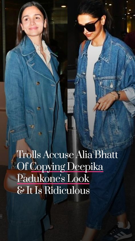 deepika padukone, alia bhatt, airport looks, bollywood actress, actress rivalry, deepika alia catfight, alia bhatt copying deepika, deepika airport looks, alia airport looks Deepika Airport Looks, Airport Looks Bollywood, Alia Bhatt Airport Looks, Deepika Padukone Airport Look, Airport Look, Alia Bhatt, Deepika Padukone, Airport Outfit, India