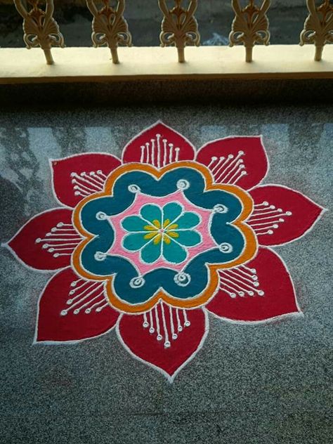 Artistic Rangoli, Drawing Rangoli, Diwali Kolam, Rangoli Photos, Simple Rangoli With Dots, Cute Rabbit Images, Rabbit Images, Diwali Vector, Ganesha Rangoli