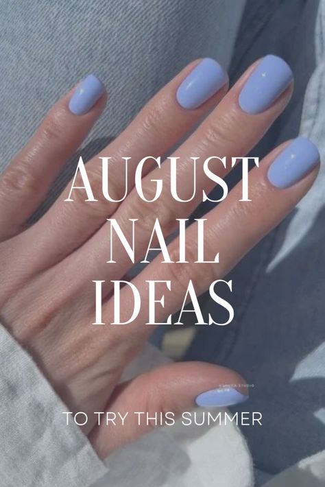 August Nail Ideas to Try Before Summer Ends, august nails, summer nails, summer nail ideas, classy nails, glazed orange nails, butter yellow nails, paris nails, beach nails, blue nails, white nails, neon nails, french tip nails, green nails, floral nails Last Of Summer Nails, End If Summer Nail Ideas, Last Summer Nails, Nail Polish French Tip Ideas, End Of Summer Short Nails, Late August Nail Colors, Nail Ideas End Of Summer, Late Summer Manicure, Short Nails August