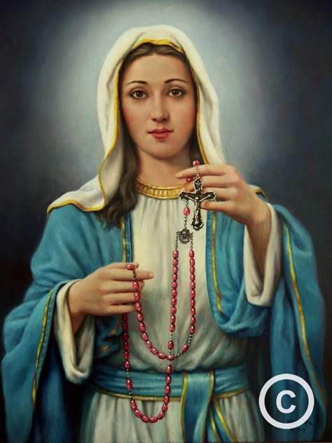 Rainha do Santo Rosário. Rosary Novena, Hail Holy Queen, Blessed Mary, Mama Mary, Queen Of Heaven, Praying The Rosary, Holy Rosary, Blessed Mother Mary, The Virgin Mary