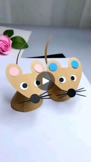 Winter Crafts Preschool, Mouse Crafts, Cool Paper Crafts, Home Daycare, Little Mouse, Diy Activities, Paper Crafts Origami, Christmas Gift Basket, Easy Diy Art